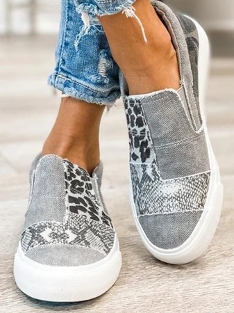 Damskor Loafers Trendig Högkvalitativt Tyg och Gummi 9