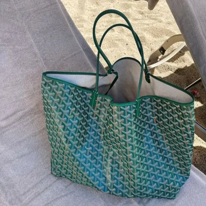 Kvinnors Handväska Elegant Monogram Hållbart Tyg-6