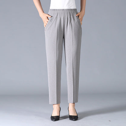 Herrbyxor Slim Fit Hög Kvalitet Polyester Bomull-3