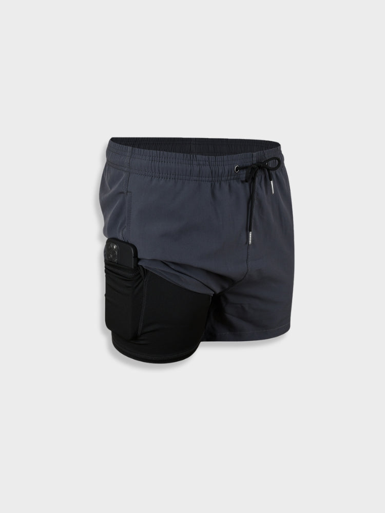 Herrens Simshorts Kompression Polyester-1