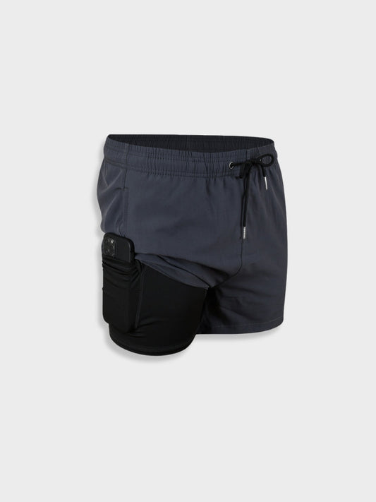 Herrens Simshorts Kompression Polyester-1