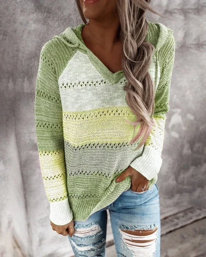 Lång Hoodie Dam Avslappnad Passform Andningsbart Material 4