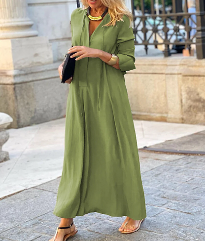 Dam Aftonklänning Elegant Sommar Mjuk Andningsbar Tyger-4