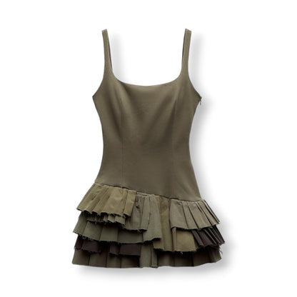 Kvinna Kort Jumpsuit Fyrkantig Utdragning Polyester-6
