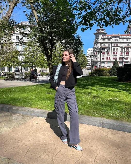Herrbyxor Raka Fit Elastisk Material för Komfort och Stil-4