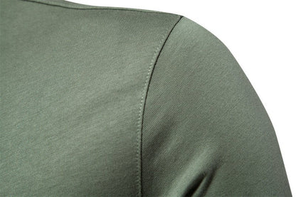 Herr T-shirt Minimalistisk Kvalitet 100% Bomull-3