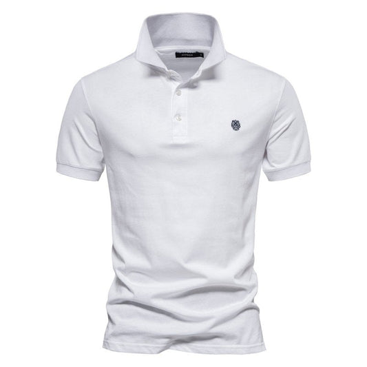 Herr T-shirt Minimalistisk Kvalitet 100% Bomull-1
