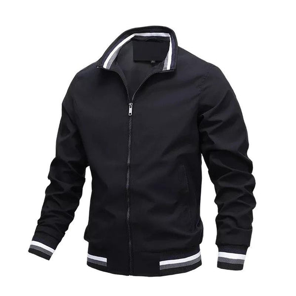 Herrjacka Bomberjacka Polyester med Sidofickor och Dragkedja-4