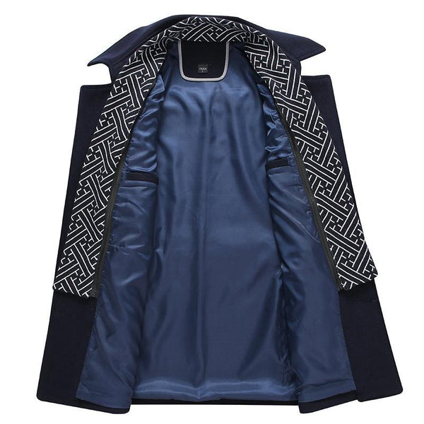 Lång Vinterrock Dam Klassisk Stil Persisk Ull-2