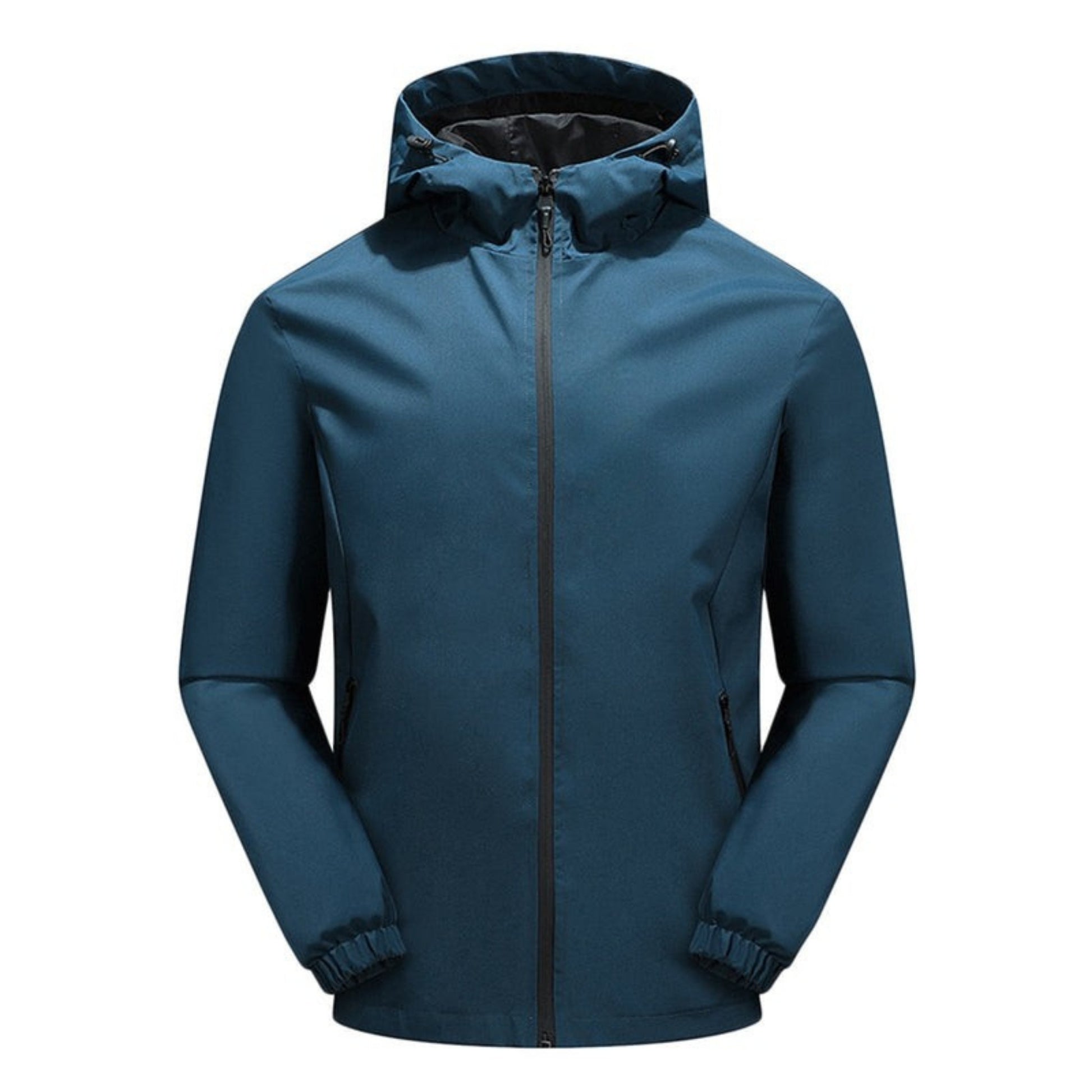 Herr- och Damjacka Vattentålig Polyester för Utomhusbruk