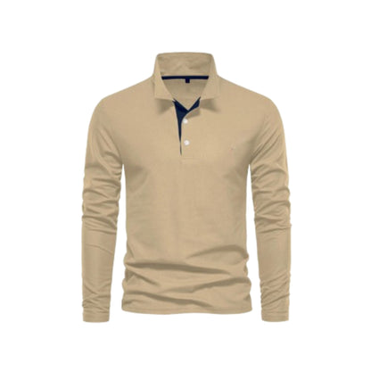 Herr Poloskjorta Klassisk Design Stil