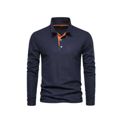 Herr Poloskjorta Klassisk Design Stil