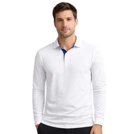 Herr Poloskjorta Klassisk Design Stil