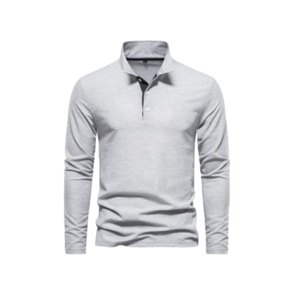 Herr Poloskjorta Klassisk Design Stil