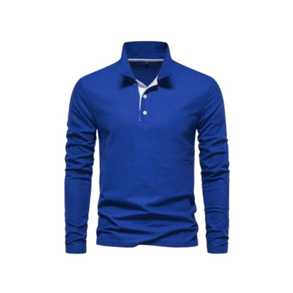 Herr Poloskjorta Klassisk Design Stil