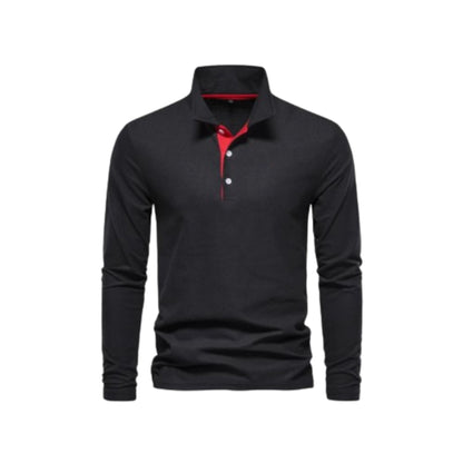 Herr Poloskjorta Klassisk Design Stil