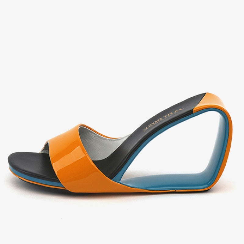 Variant image for Kvinnors Kilskor Kilklack Äkta Läder-54