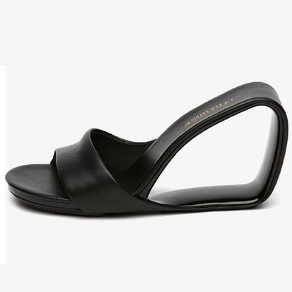 Variant image for Kvinnors Kilskor Kilklack Äkta Läder-34