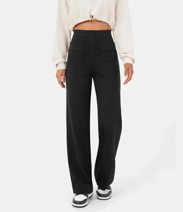 Kvinnors Byxor Trendig Design Högkvalitativ Polyester-1
