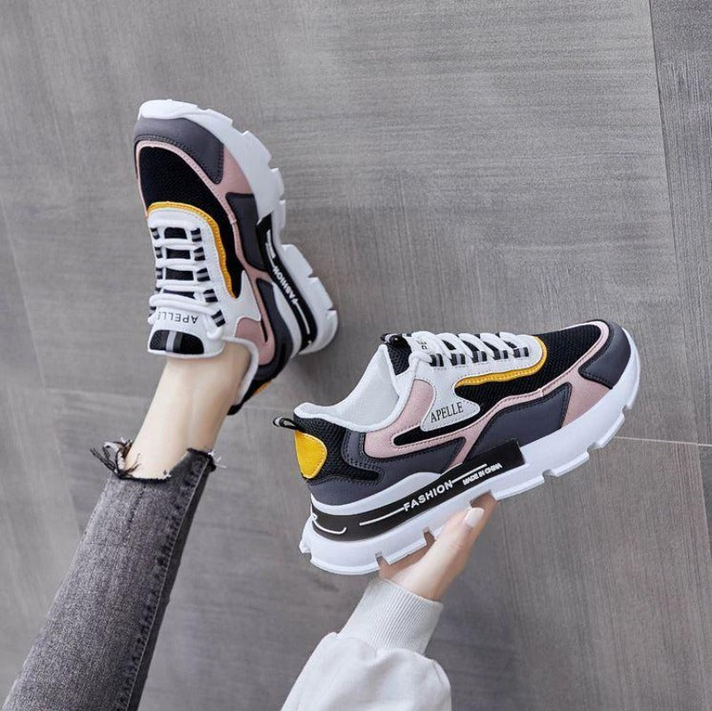 Unisex Sneakers Sportig Design Syntetmaterial 9