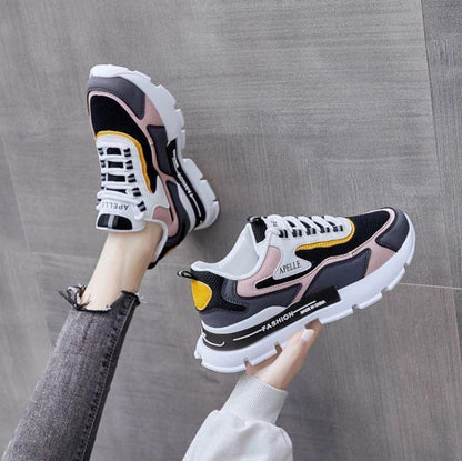 Unisex Sneakers Sportig Design Syntetmaterial 9