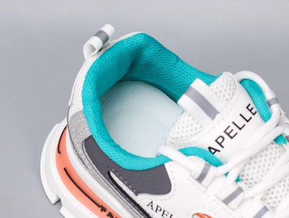 Unisex Sneakers Sportig Design Syntetmaterial 3