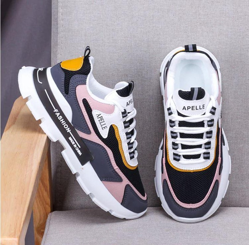 Unisex Sneakers Sportig Design Syntetmaterial 6