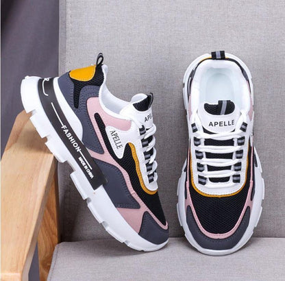 Unisex Sneakers Sportig Design Syntetmaterial 6