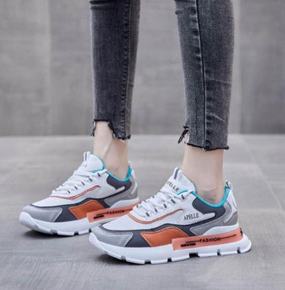 Unisex Sneakers Sportig Design Syntetmaterial 4