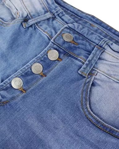 Damjeans Hög Midja Flared Denim-6