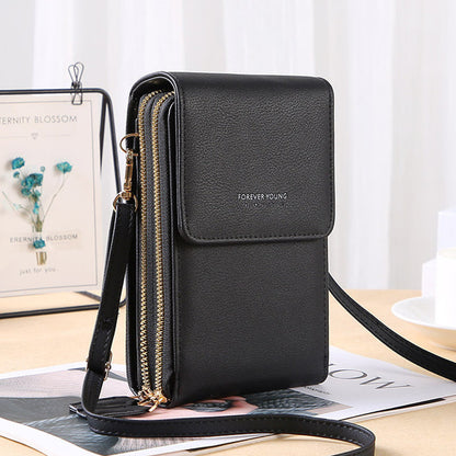 Variant image for Dam Crossbody Väska Transparent Mobilfack Hållbart Syntetmaterial-1