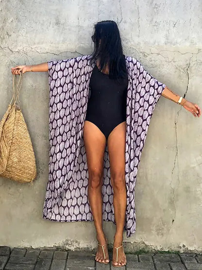 Variant image for Kvinnors Strandpareo Boho Stil Lätt Batik-5