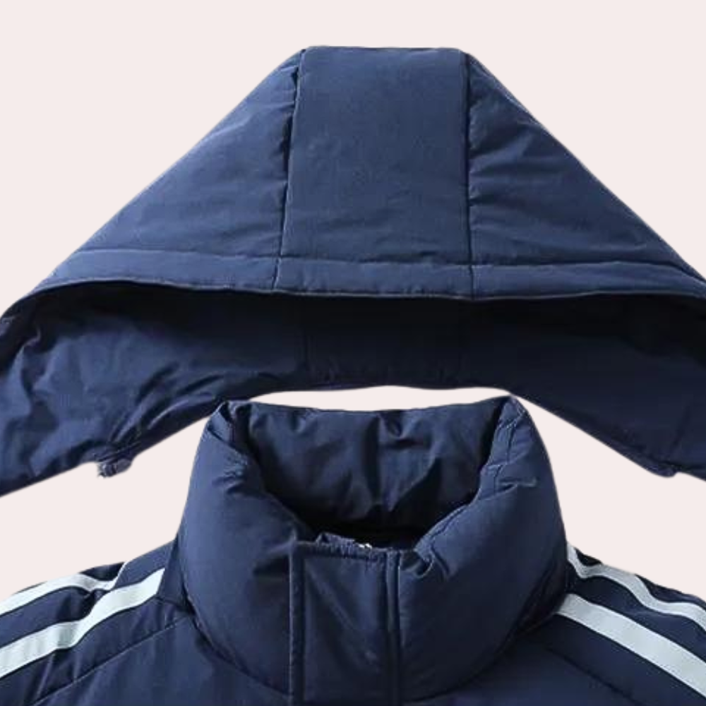 Herr Vinterjacka Elegant Vattentät Isolering Tyg-2