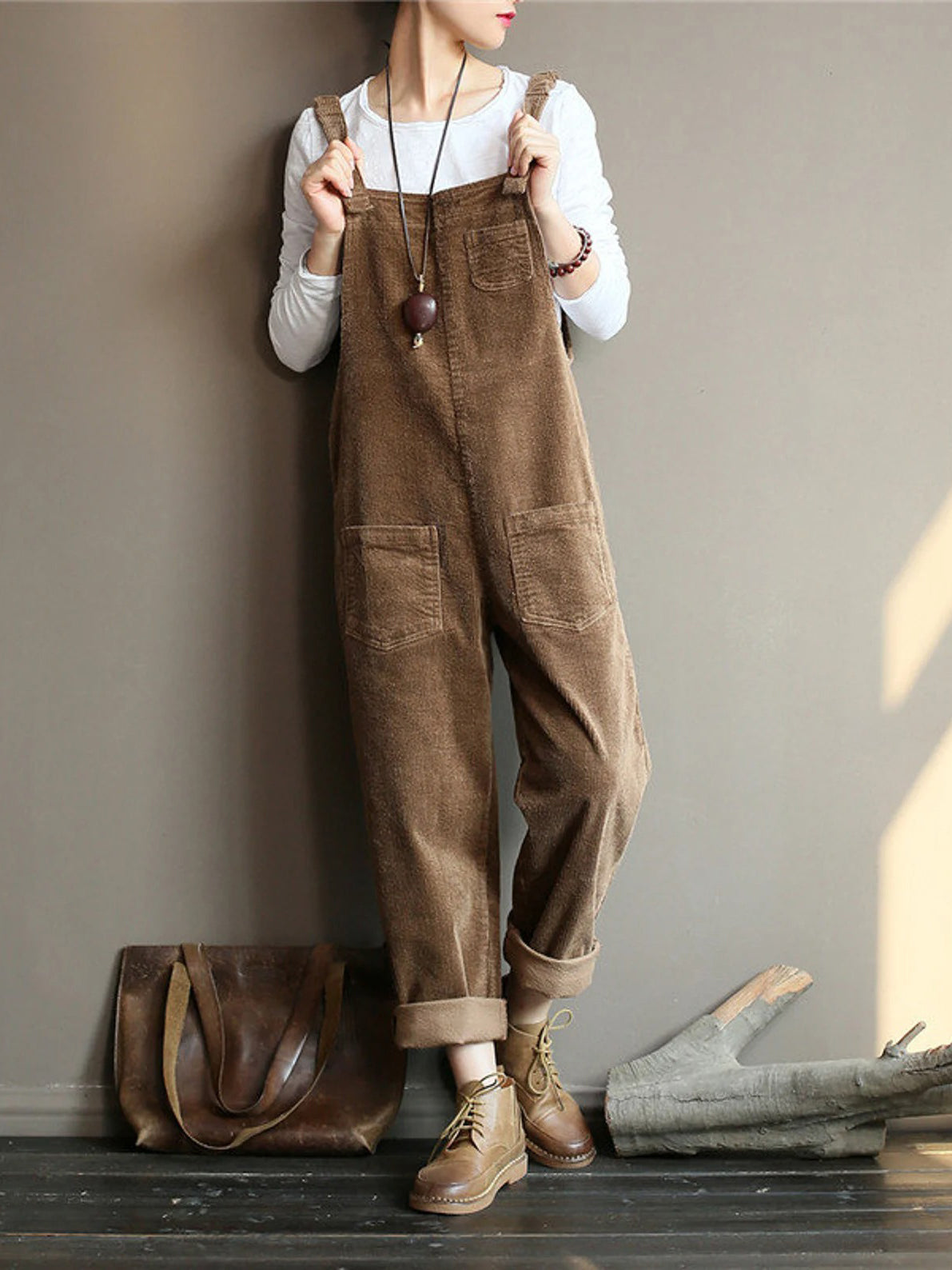 Dam Overall Bred Ben Sammet Elegant Högkvalitativt Material 1