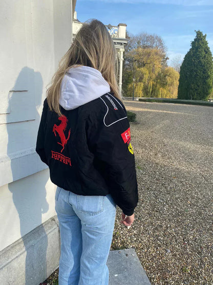 Herrjacka Vintage Racing Stil Polyester Bomull-3