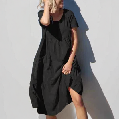 Variant image for Kvinna Klänning Lätt och Luftig Andningsbart Material-1