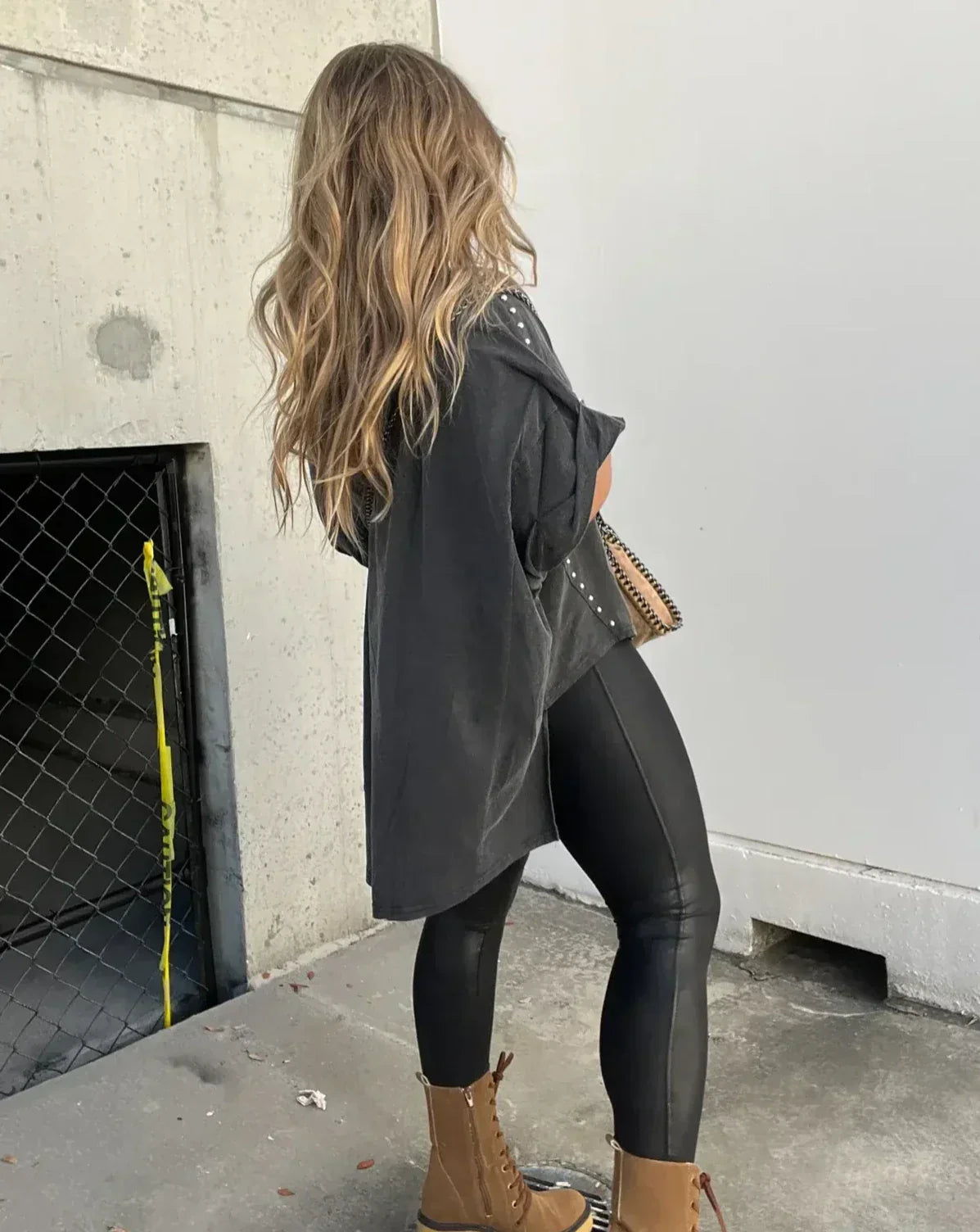 Kvinnors Överdimensionerad Skjorta Mjuk Bomull-3