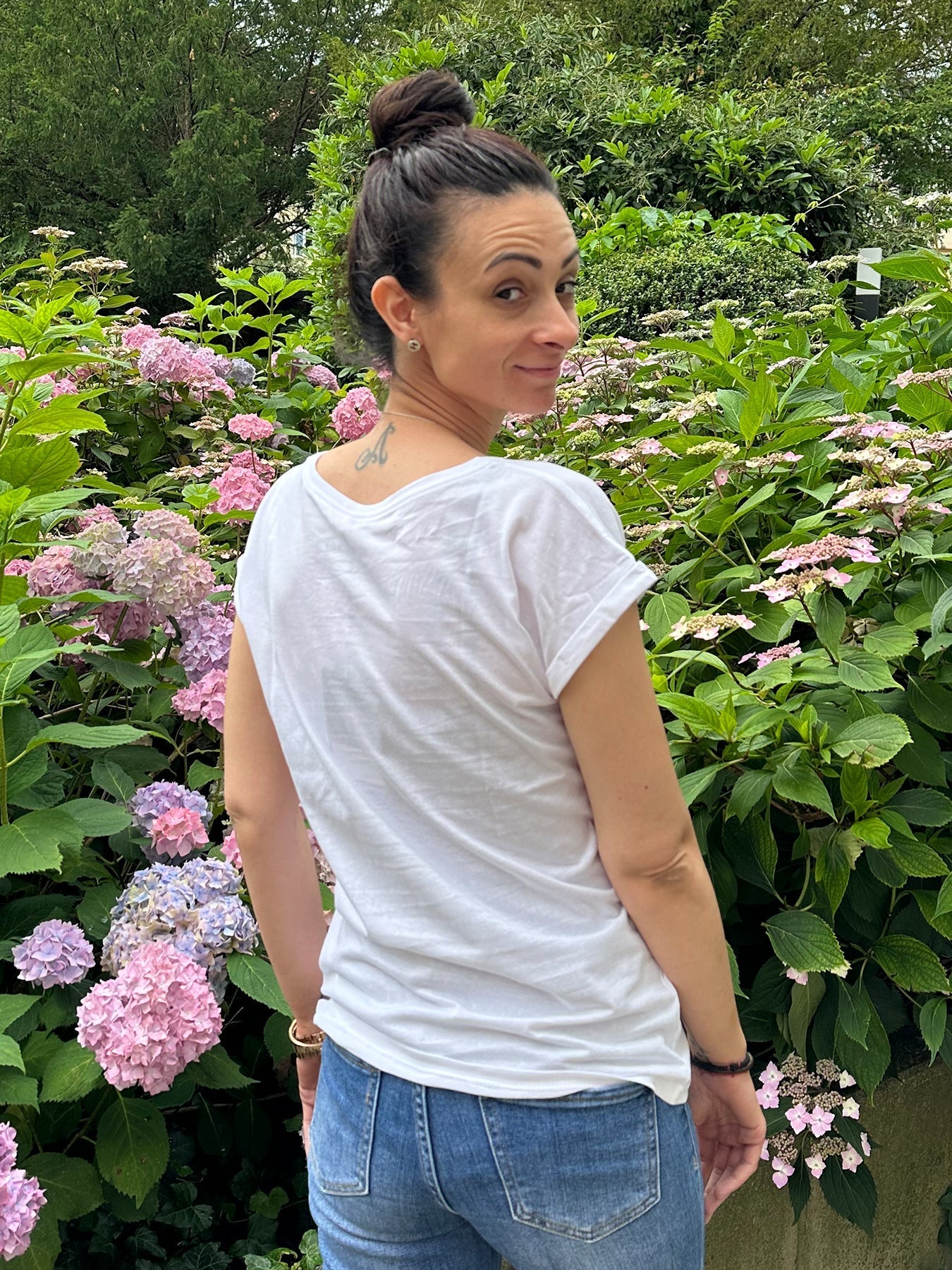 Dam Skjorta Relaxed Fit Kortärmad 100% Bomull-2