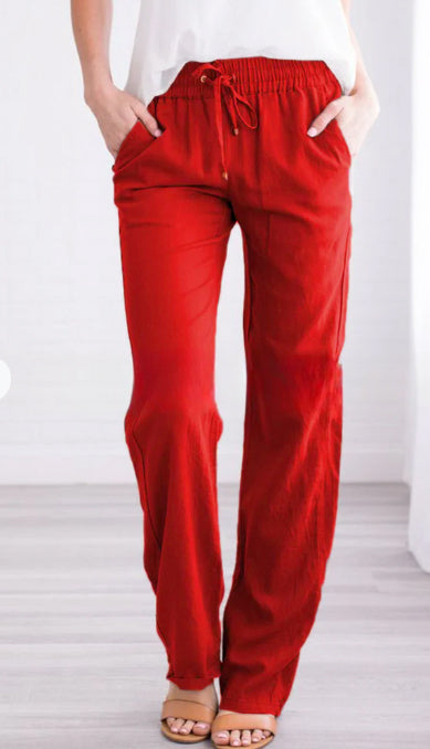 Variant image for Dam Fritidsbyxor Andningsbar Trendig Design Normal Passform-49