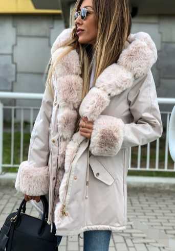 Damjacka Buffertrock med Huva i Högkvalitativ Polyester-1