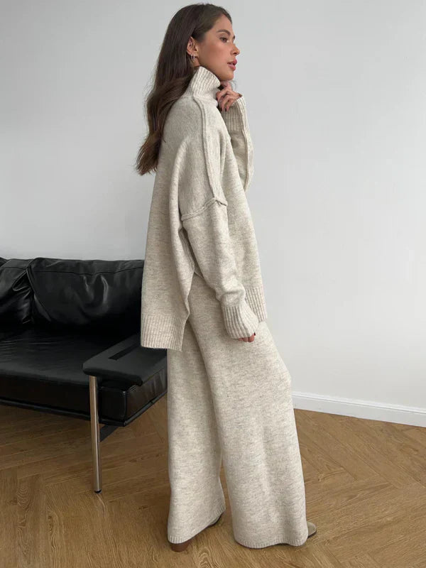 Variant image for Dam Loungewear Set Turtleneck Mjuk Tyg-1