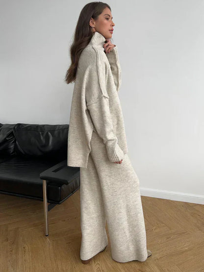 Variant image for Dam Loungewear Set Turtleneck Mjuk Tyg-1