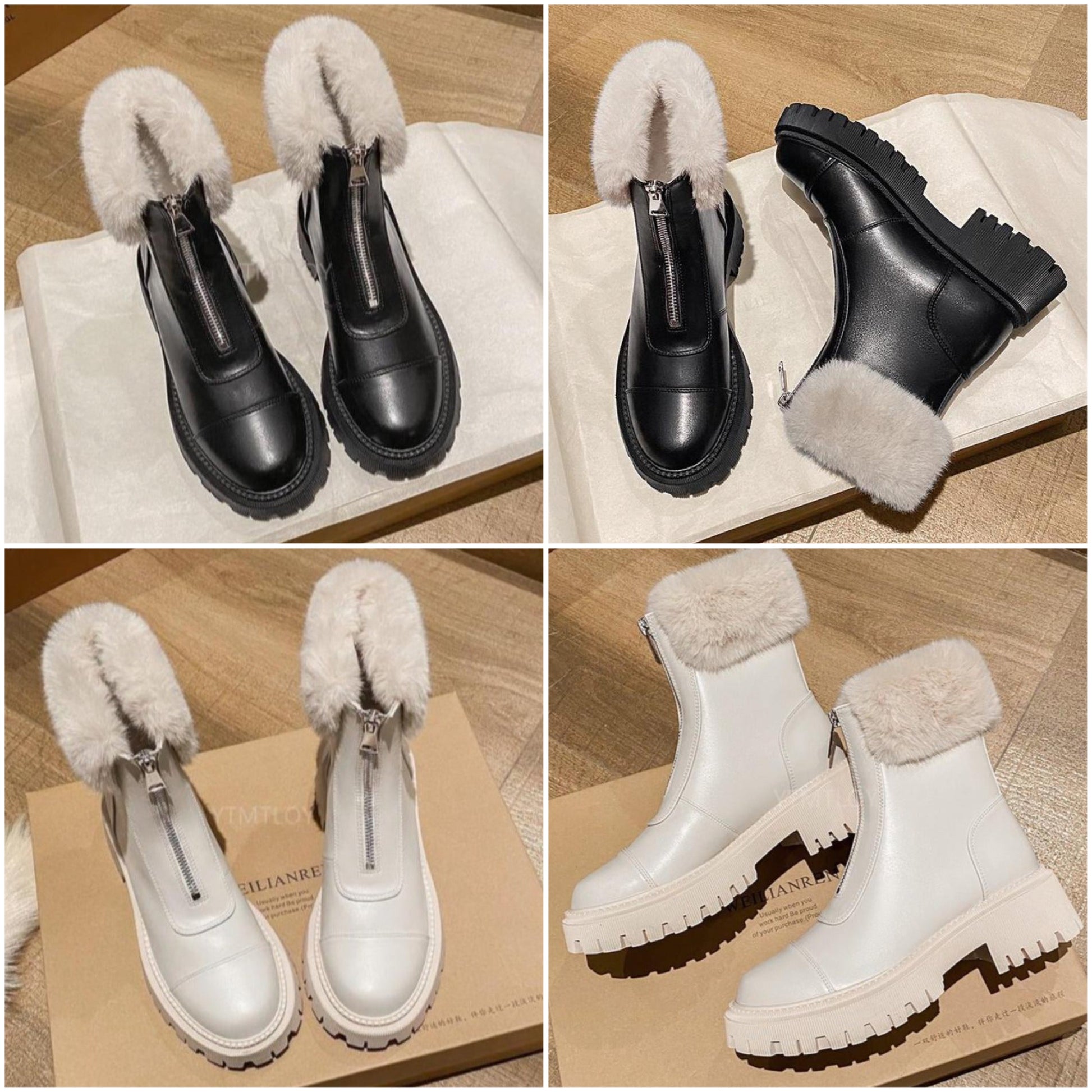 Dam Stövlar Chelsea Eco Leather Trendig Design-4