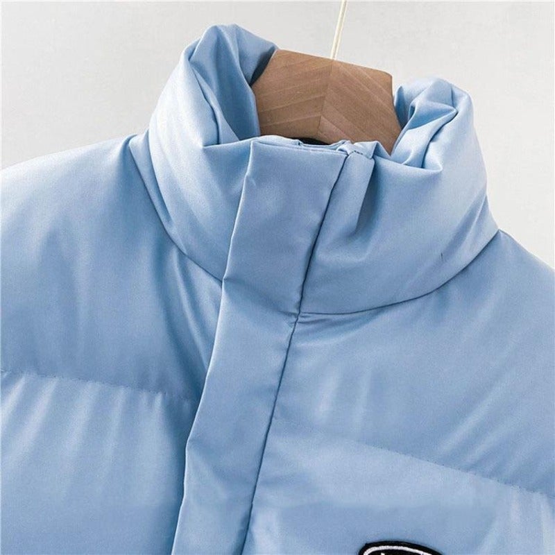 Dam Vinterjacka Sportig Quiltad Vattenavvisande Polyester-3