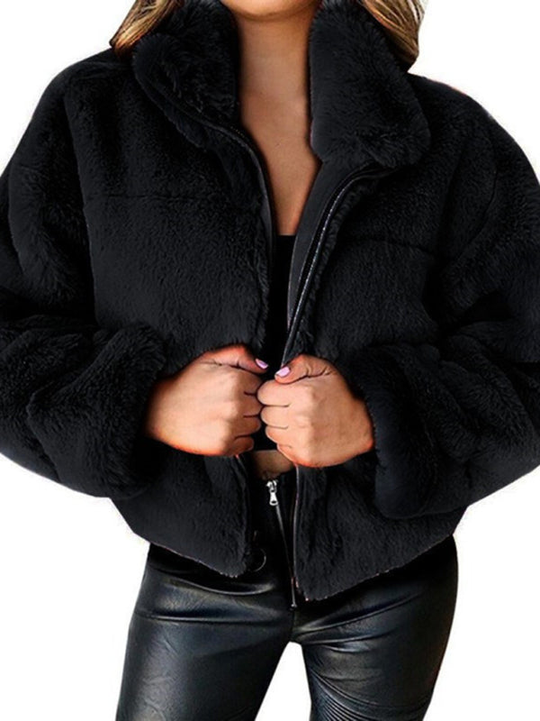 Variant image for Damjacka Modern Varm Polyester för Dam - Stilren och Bekväm Jacka-1