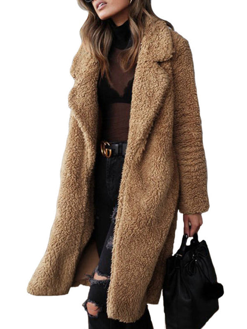 Damjacka Chic och Mysig Högkvalitativ Polyester Jacka för Damer-1