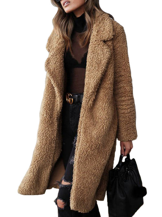 Damjacka Chic och Mysig Högkvalitativ Polyester Jacka för Damer-1