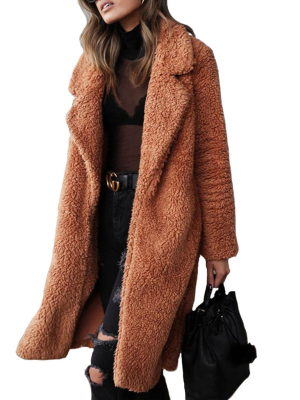 Damjacka Chic och Mysig Högkvalitativ Polyester Jacka för Damer-6