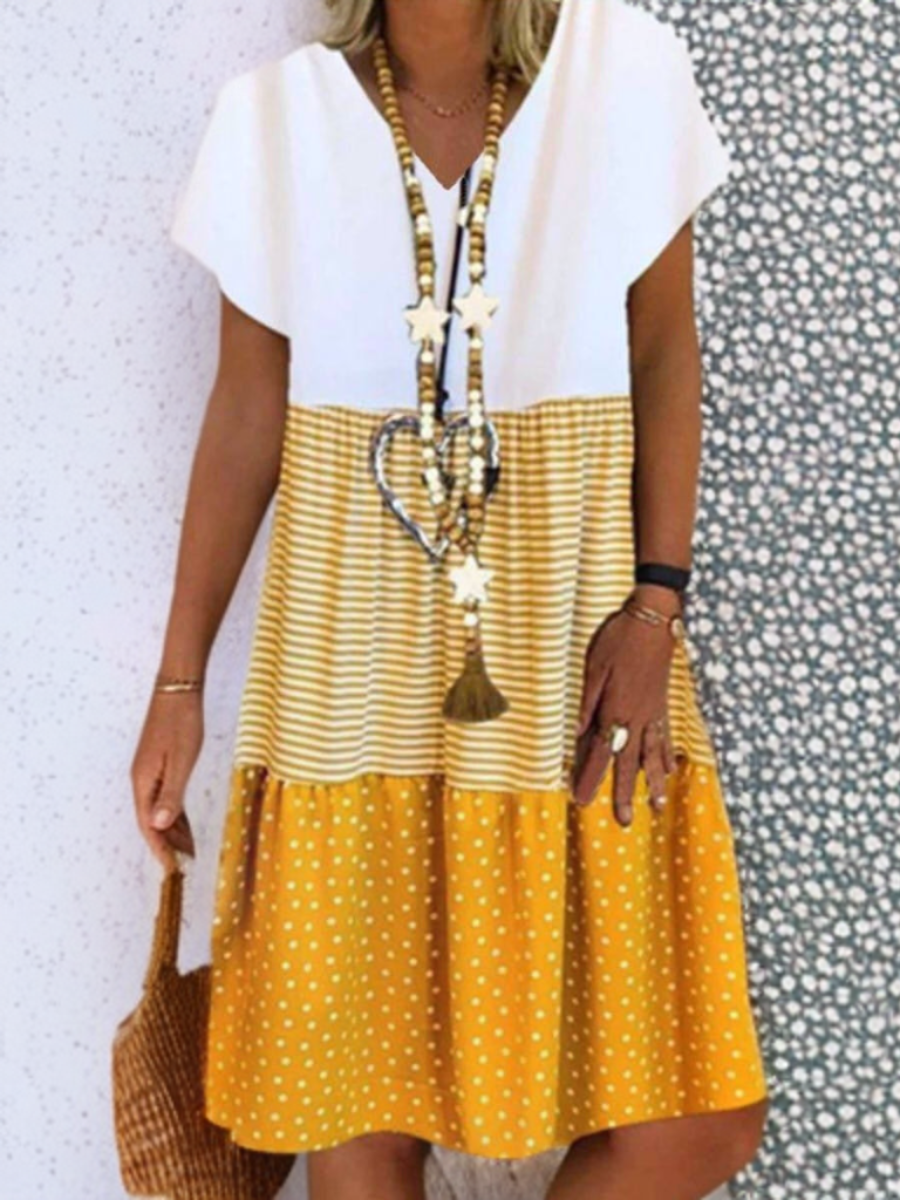 Variant image for Fina Dam Klänningar Enkel Stil Mjuk Polyester-1