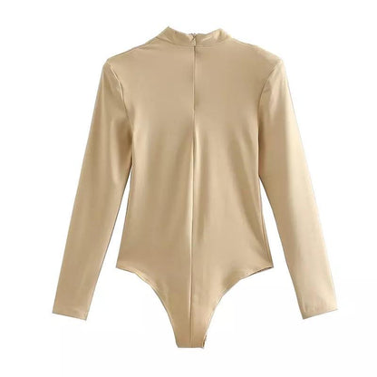 Dam Topp Brett Linne Polyester för Fest och Vardag-2